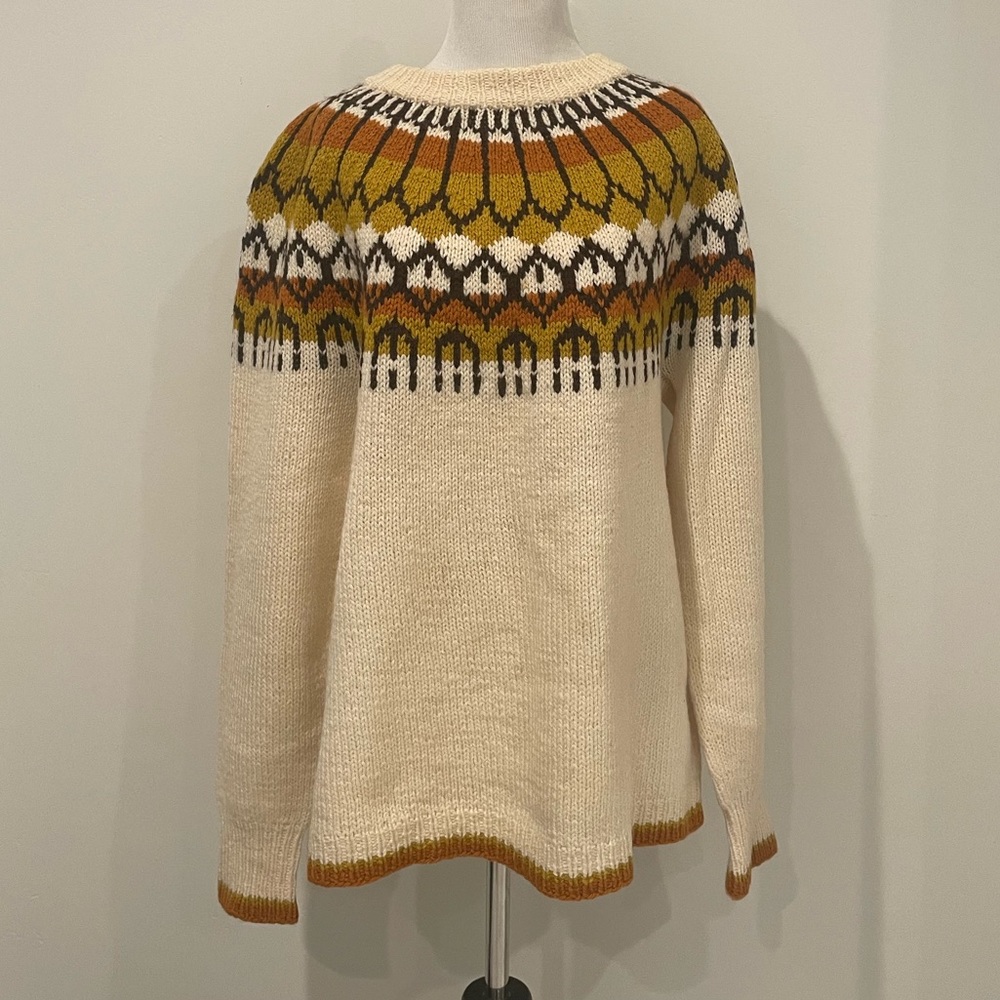 Vintage Norse Unit Scandinavian Wool Sweater